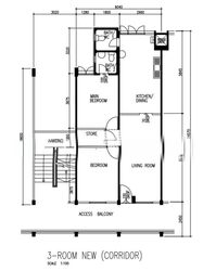Blk 136 Yishun Ring Road (Yishun), HDB 3 Rooms #600306911